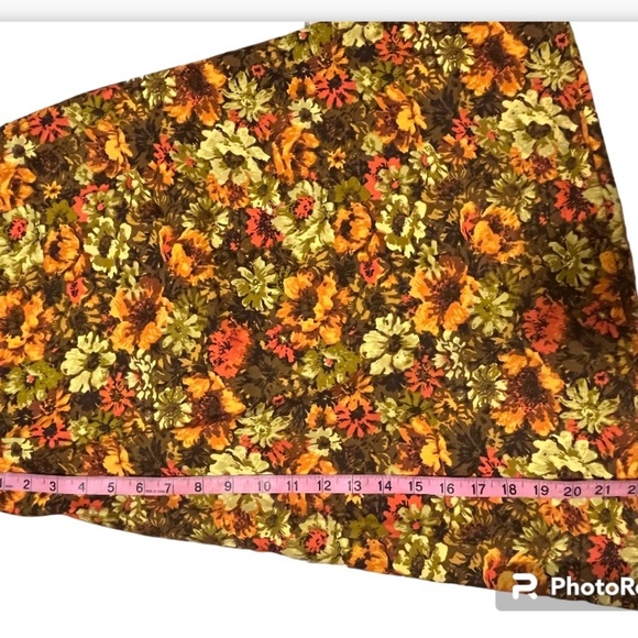 Vtg 70s floral two pice set size S/M - Picture 5 of 9